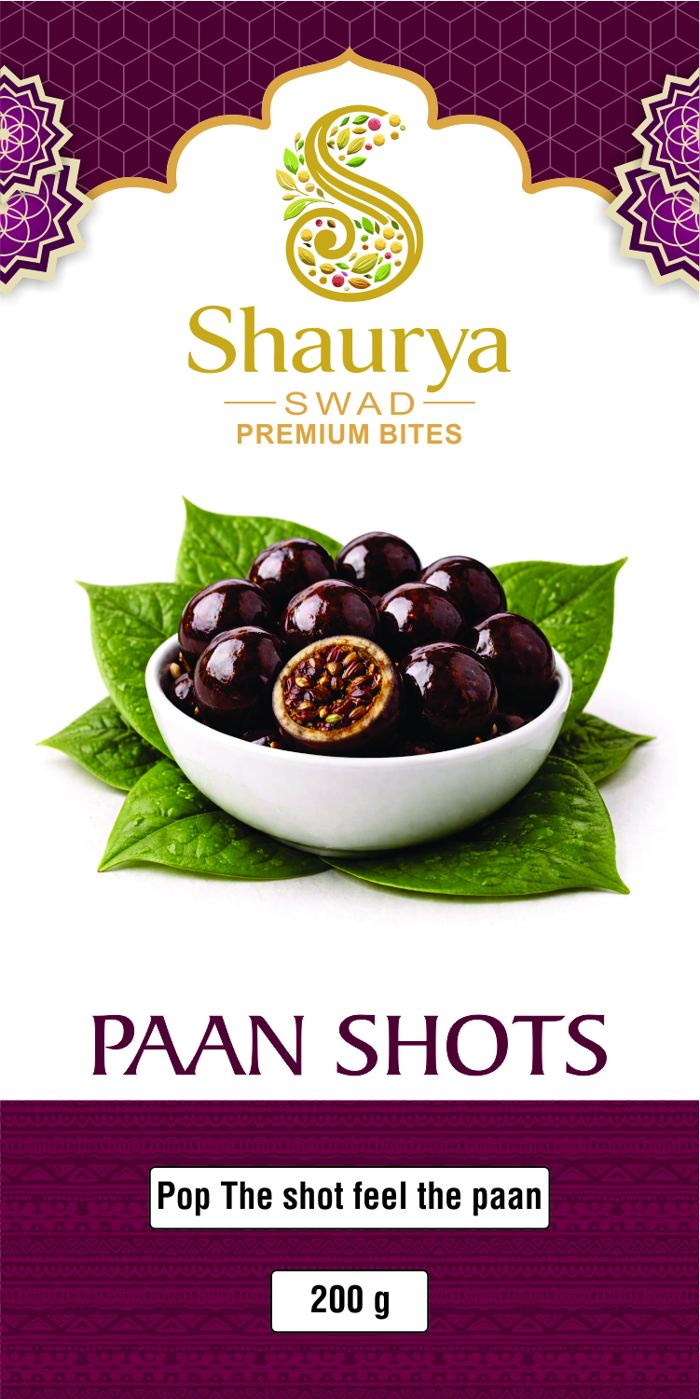 Paan Shots premium bites label
